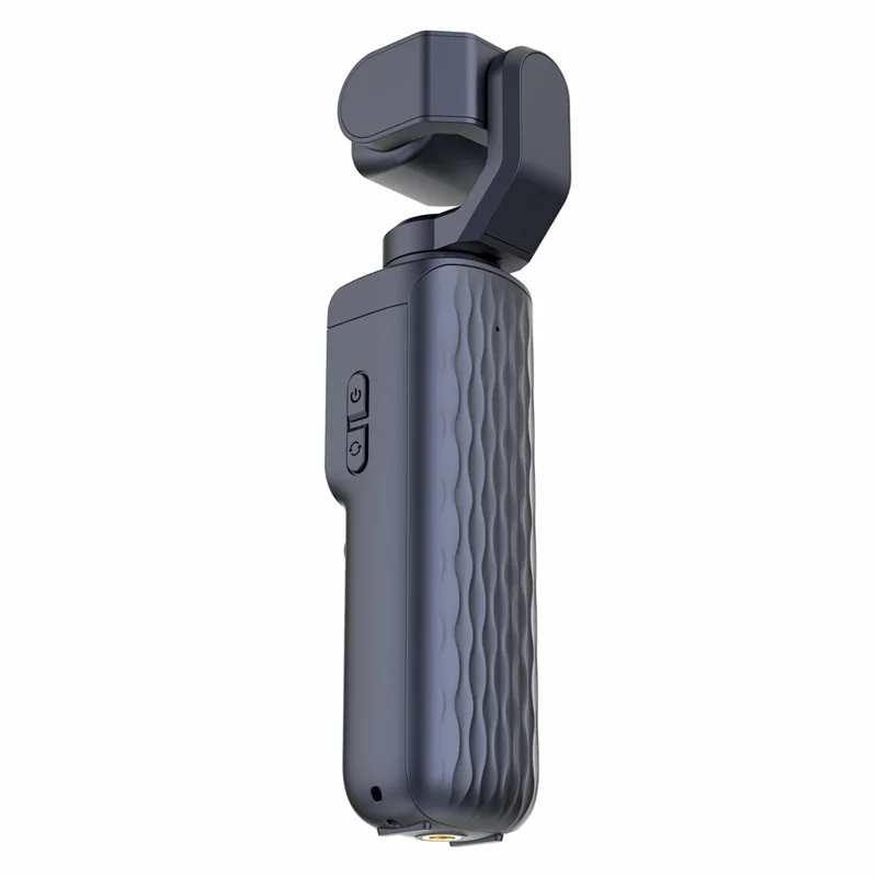 HJD-05 4K Vlog Camera with 3-Axis Gimbal Stabilizer AI Face Tracking Dual Lens 1.72 Inch Touch Screen WiFi Action Camera - Black