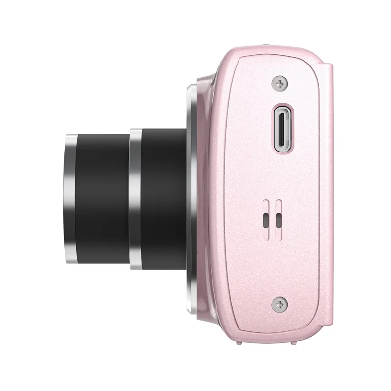 DC408X 5K Digital Camera 5X Optical Zoom Dual Lens 2.8 Inch Flip Touch Screen Autofocus Camera with LED Flash - Pink