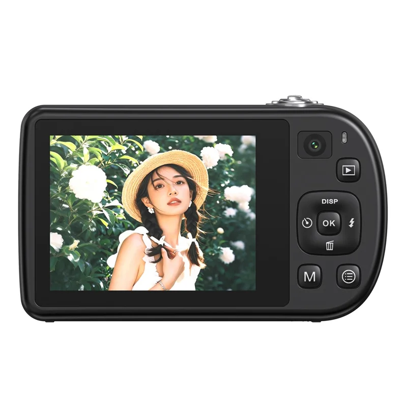 DC417X 8K Digitalkamera 50MP Fram 13MP Bak 7X Optisk Zoom Anti-Shake Högupplöst Bildkamera - Svart