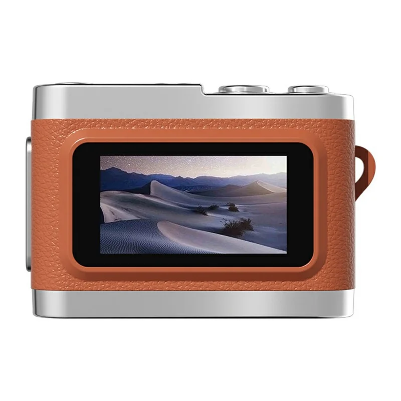 M36 0.96 Inch Mini Thumb Camera LED Flash 1080P HD Digital Camcorder with Beauty Filter for Photography - Orange