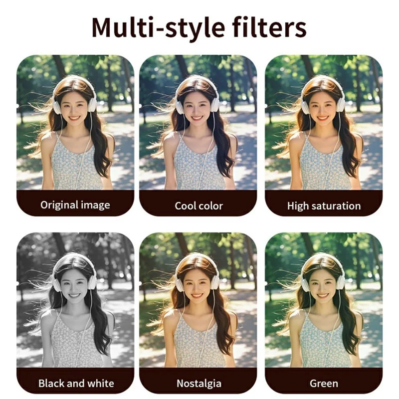 M36 0.96 Inch Mini Thumb Camera LED Flash 1080P HD Digital Camcorder with Beauty Filter for Photography - Orange