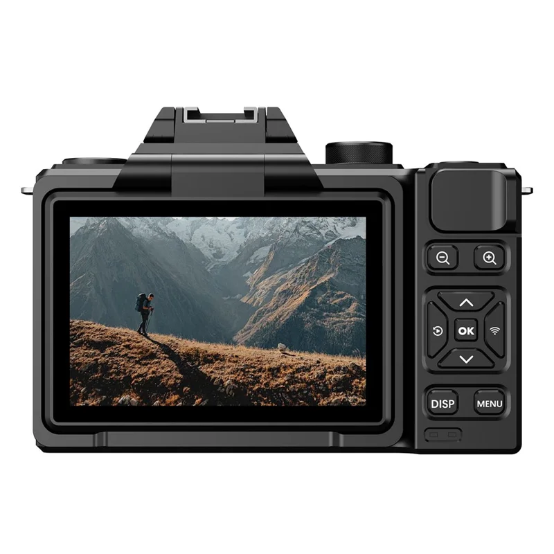 XJ18 Цифровая камера 8K, 18-кратный оптический зум, 92 МП, камера с WiFi и пультом дистанционного управления с поддержкой Bluetooth — Черный