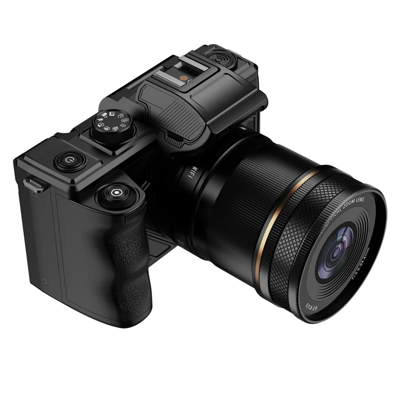 XJ18 Цифровая камера 8K, 18-кратный оптический зум, 92 МП, камера с WiFi и пультом дистанционного управления с поддержкой Bluetooth — Черный