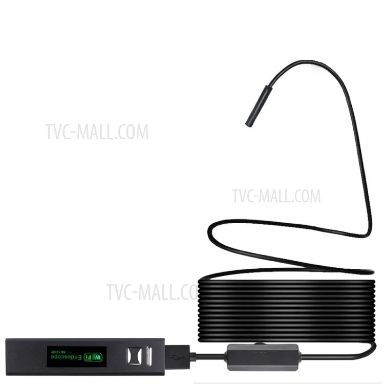 F150 5M 1200P Semi-rigid Wireless Endoscope 2.0MP HD WiFi Borescope Inspection Camera