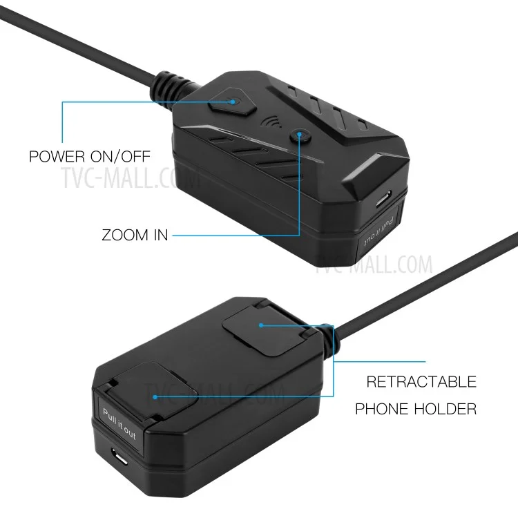 F230 Handheld WiFi Endoscopios Enfoque Automático De 14 Mm Boroscopio Industrial Con Cable Semirrígido 5M