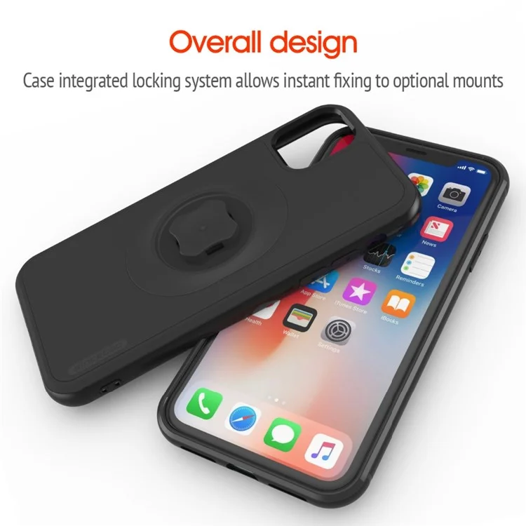 Mountain Bike Bicycle Handlebar Phone Bracket with Shockproof Phone Shell for iPhone 8/7 4.7 inch