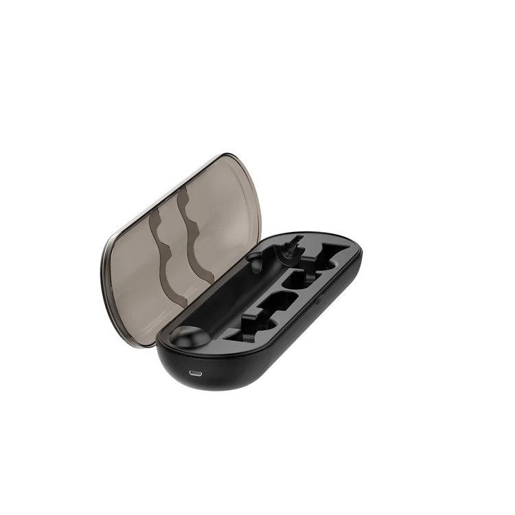 Carregador de Escova de Dentes Caso de Carregamento USB Caixa de Armazenamento para Philips Sonicare DiamondClean HX9210 - Preto