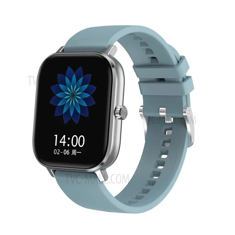 1.54-inch Large Screen Multiple Watchfaces Bluetooth-compatible Call Health Monitoring Multi-function Smart Watch - Silver/Blue