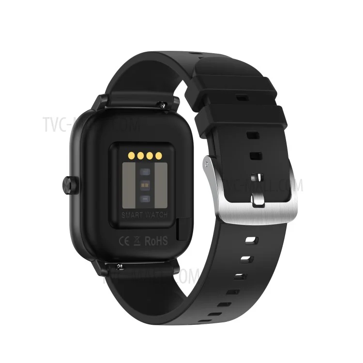 1.54-inch Large Screen Multiple Watchfaces Bluetooth-compatible Call Health Monitoring Multi-function Smart Watch - Black