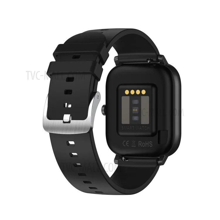 1.54-inch Large Screen Multiple Watchfaces Bluetooth-compatible Call Health Monitoring Multi-function Smart Watch - Black