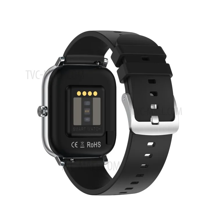 1.54-inch Large Screen Multiple Watchfaces Bluetooth-compatible Call Health Monitoring Multi-function Smart Watch - Silver/Black