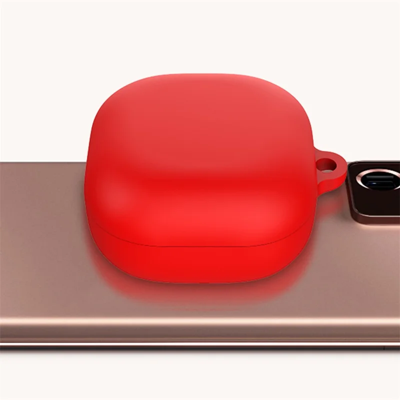 Silicone Protective Case Headsets Accessories for Samsung Galaxy Buds Live - Red
