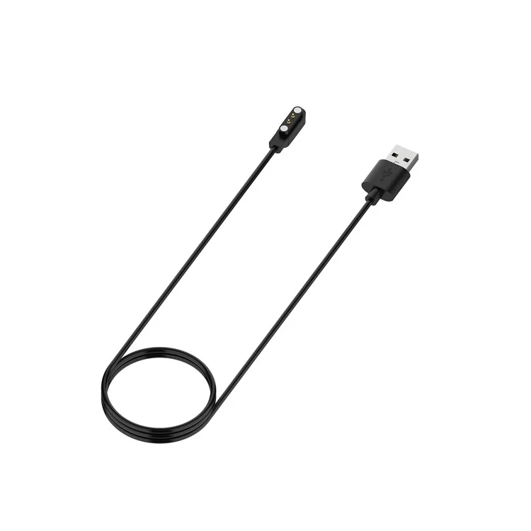 Estación de Cable de Carga USB Magnética de 1M Para Ticwatch GTX / Mibro Watch Lite 2 / Ver el Aire / Mira C2 / Mira T1