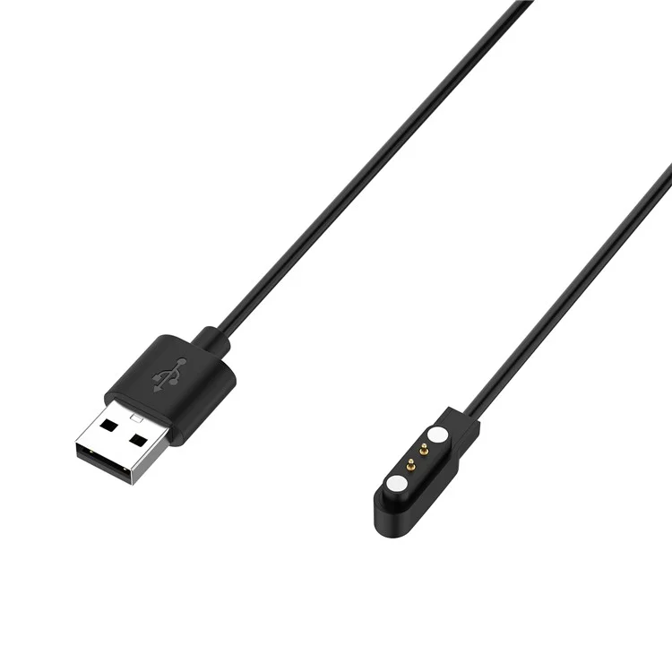 Estación de Cable de Carga USB Magnética de 1M Para Ticwatch GTX / Mibro Watch Lite 2 / Ver el Aire / Mira C2 / Mira T1