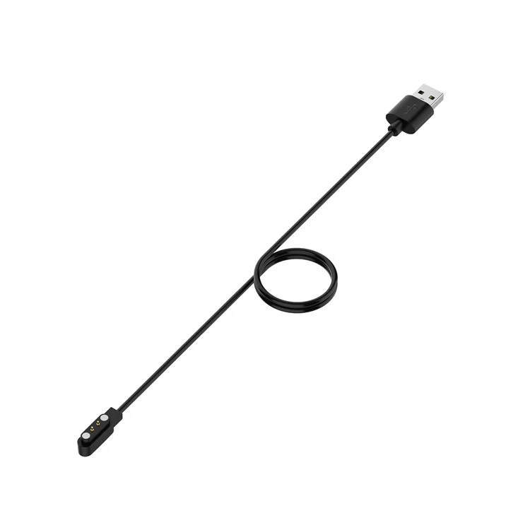 Estación de Cable de Carga USB Magnética de 1M Para Ticwatch GTX / Mibro Watch Lite 2 / Ver el Aire / Mira C2 / Mira T1