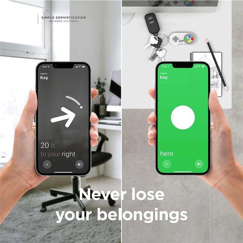 For Apple AirTag Protective Sleeve Retro Game Console Shape Silicone Case - White