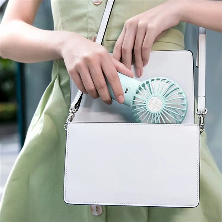 YOOBAO Y-F3 5000mAh Mini Handheld Fan 3 Speeds Adjustable Summer Fan - White