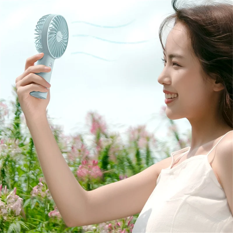 YOOBAO Y-F3 5000mAh Mini Handheld Fan 3 Speeds Adjustable Summer Fan - Blue