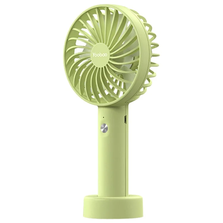 YOOBAO Y-F3S 3000mAh Ventilateur portable mini avec base amovible - Vert menthe