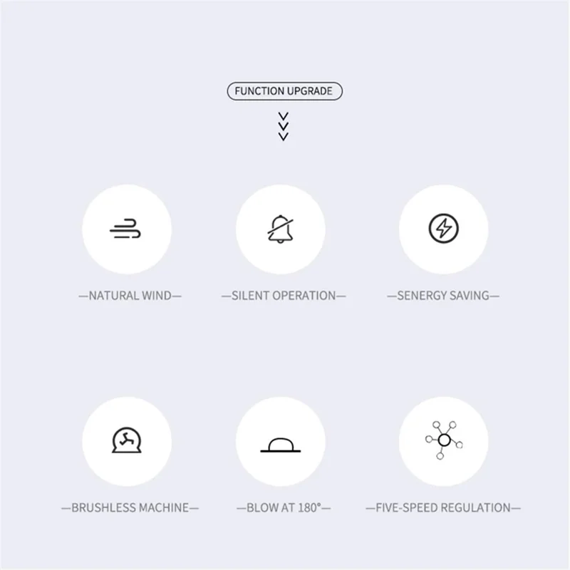 YOOBAO Q3C 3000mAh Desktop Fan 5 Wind Speed LED Digital Display Cooling Fane - Green