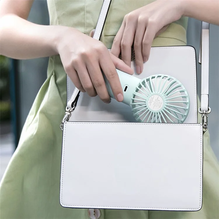 YOOBAO Y-F3PL 8000mAh Handheld Fan Portable Cooling Fan with Battery Indicator - White