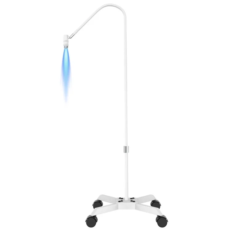 HD-AL20 Aluminum Alloy Beauty UV Lamp for Eyelash Extensions, UV Light with Foot Pedal Control - White