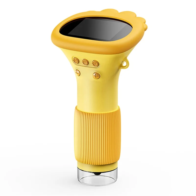 Mini Microscope for Kids Digital Microscope 1000X Zoom 2MP Camera with 8 LED Lights - Yellow
