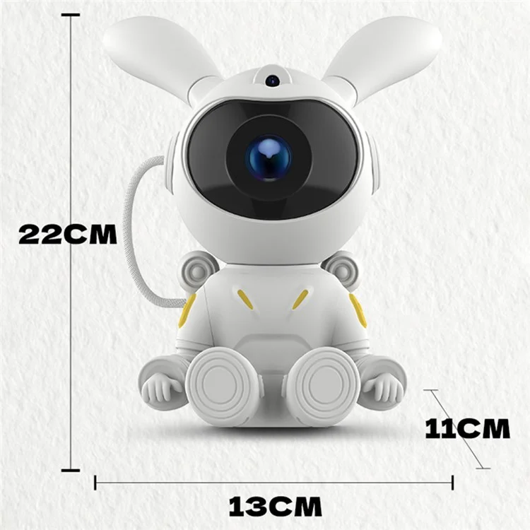 G002 Remote Control Space Rabbit Projector Lamp Stars Nebulae Projection Table Light