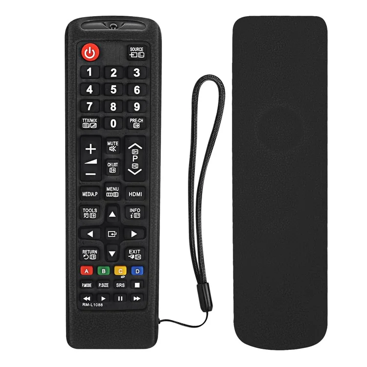 Silicone Case Protective Sleeve for Samsung TV AA59 / BN59 Series Remote Control - Black