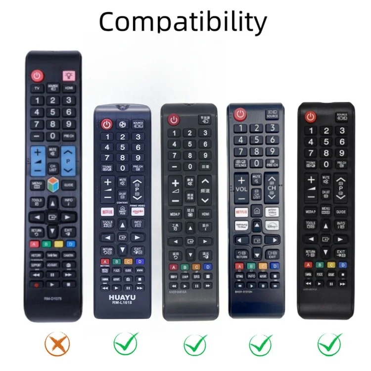 Silicone Case Protective Sleeve for Samsung TV AA59 / BN59 Series Remote Control - Black