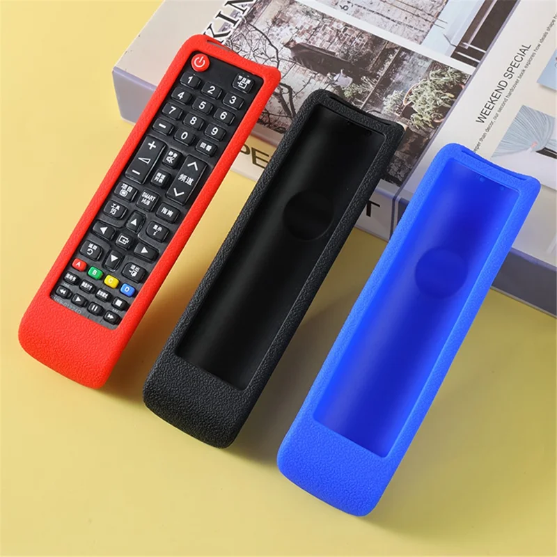 Silicone Case Protective Sleeve for Samsung TV AA59 / BN59 Series Remote Control - Luminous Blue