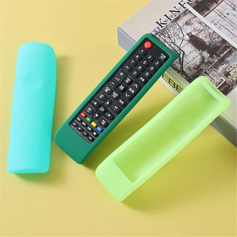 Silicone Case Protective Sleeve for Samsung TV AA59 / BN59 Series Remote Control - Luminous Blue