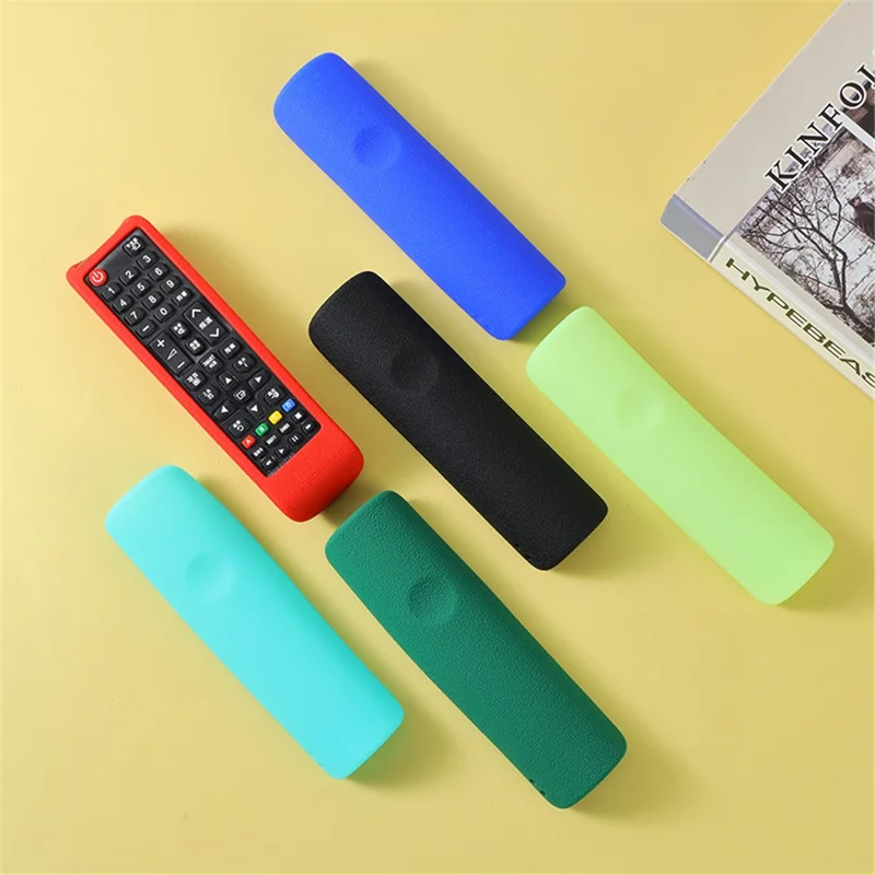 Silicone Case Protective Sleeve for Samsung TV AA59 / BN59 Series Remote Control - Luminous Blue