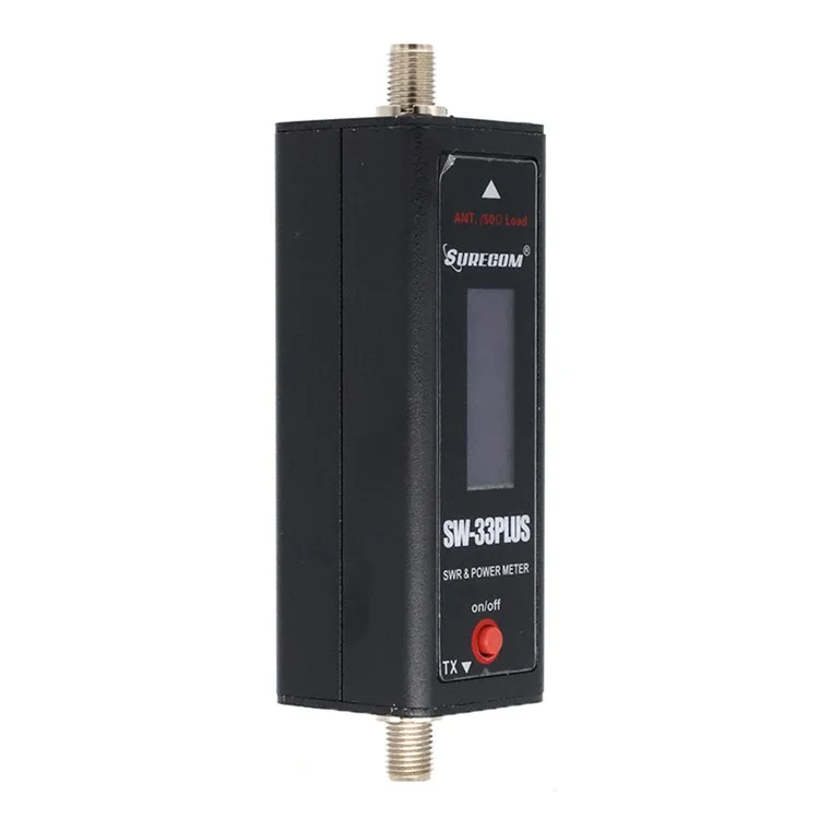 SURECOM SW-33Plus Analog Walkie Talkie Mini Power S.W.R Meter VHF / UHF Dual Band 125-525MHz
