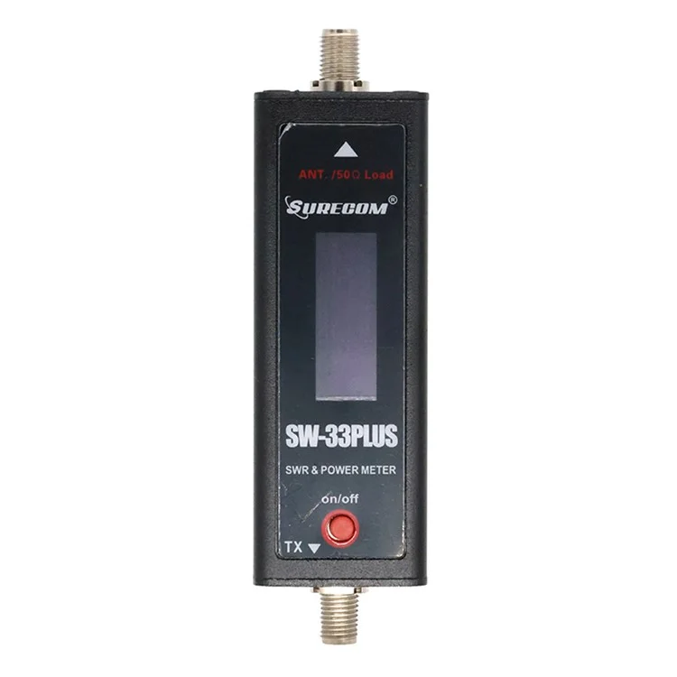 SURECOM SW-33Plus Analog Walkie Talkie Mini Power S.W.R Meter VHF / UHF Dual Band 125-525MHz