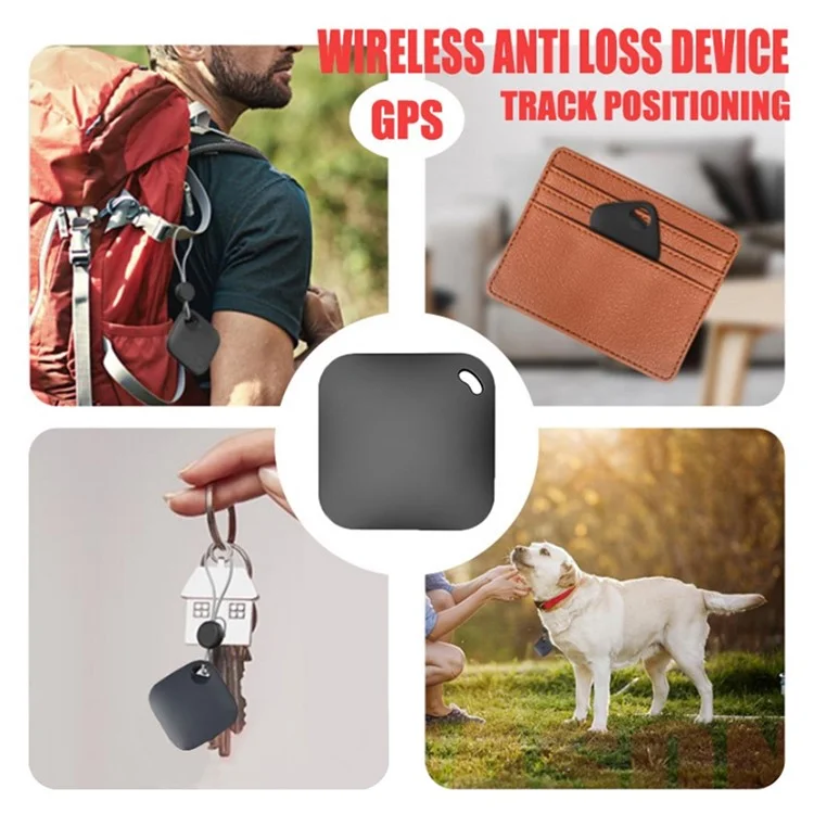 FD001 Compatible with Apple Key Finder Luggage Tracker Smart Tag for Key, Wallet, Pet - White