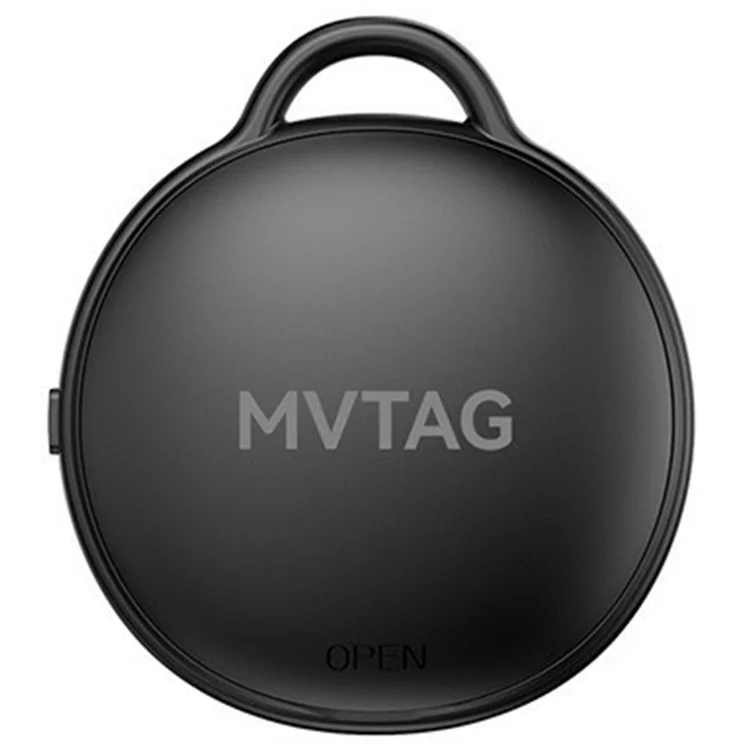F6 MFI Certified Smart Finder Bluetooth-compatible Luggage Tracker Smart Tag for Key, Backpack, Wallet Compatible with Apple - Black