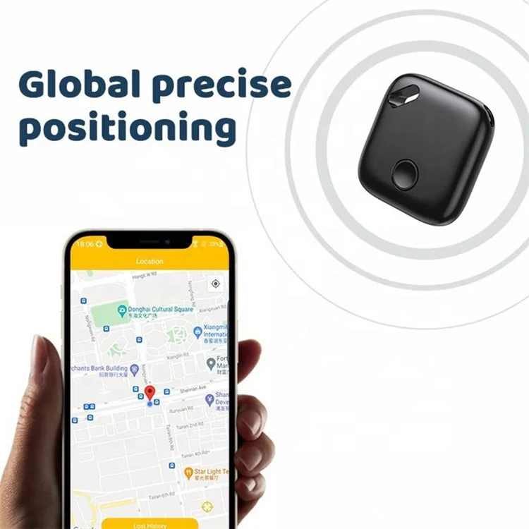 Rastreador de Posicionamento de Carro F1 para Mala, Bolsa, Carteira, Animais de Estimação Compatível com Apple Find My - Preto