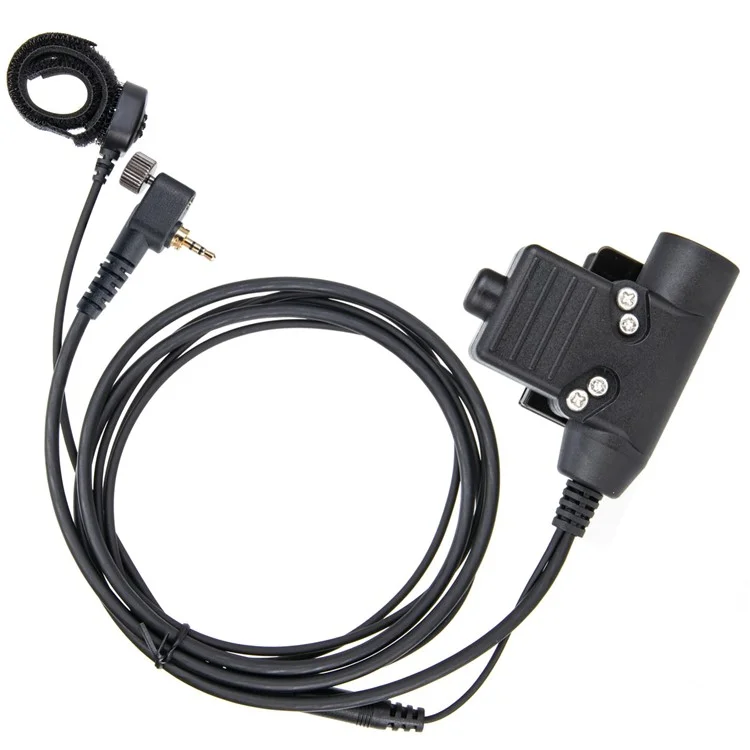 U94 PTT Finger Microphone Adapter for Motorola MTH600 / MTH650 / MTH800 / MTH850 / MTP850 Walkie Talkie