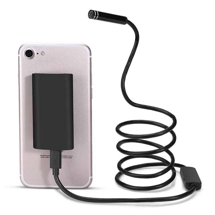 YPC100 10m Hard Wire WiFi Borescope 8mm Camera Lens Cell Phone Inspection Endoscope