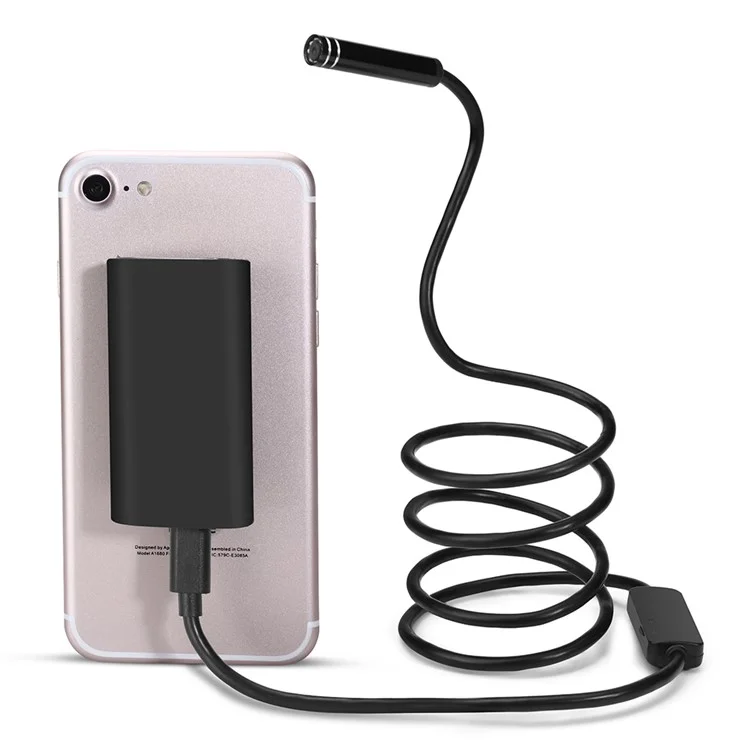 YPC100 3m Hard Wire WiFi Borescope 8mm Kameraobjektiv Cell Phone Inspection Endoskop