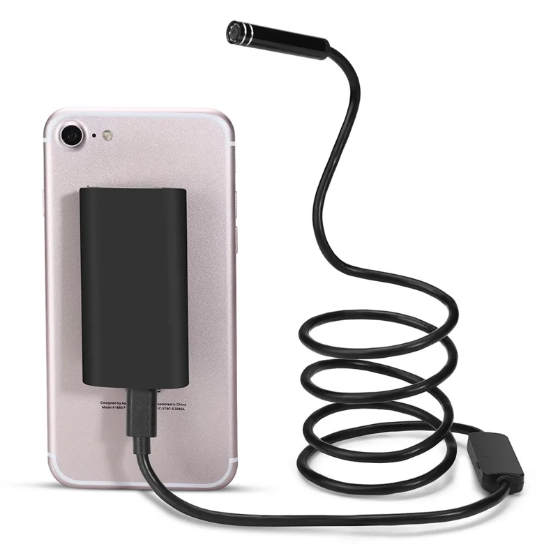 YPC100 3m Flexible Wire WiFi Borescope 8mm Camera Lens Cell Phone Inspection Endoscope