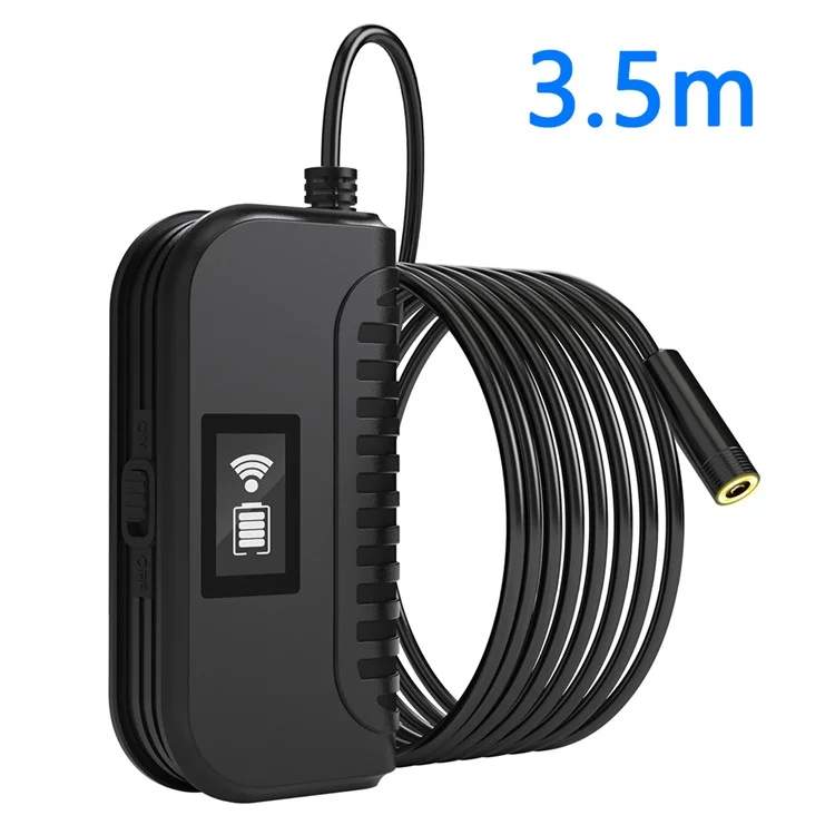 109A 3.5m Hard Wire WiFi Endoscope Waterproof Night Vision Camera Lens Mobile Phone Borescope