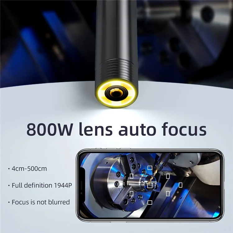 109A 3.5m Hard Wire WiFi Endoscope Waterproof Night Vision Camera Lens Mobile Phone Borescope
