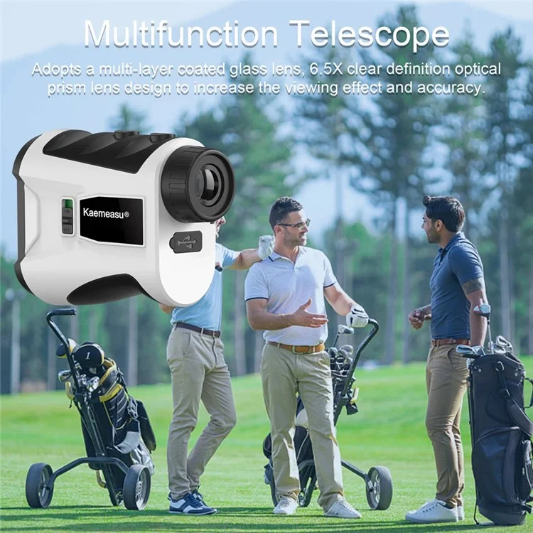 KAEMEASU KM-G1000H Golfing Range Finder 5-1000m Laser Rangefinder - White