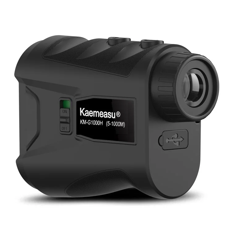 KAEMEASU KM-G1000H Golfing Range Finder 5-1000m Laser Rangefinder - Black