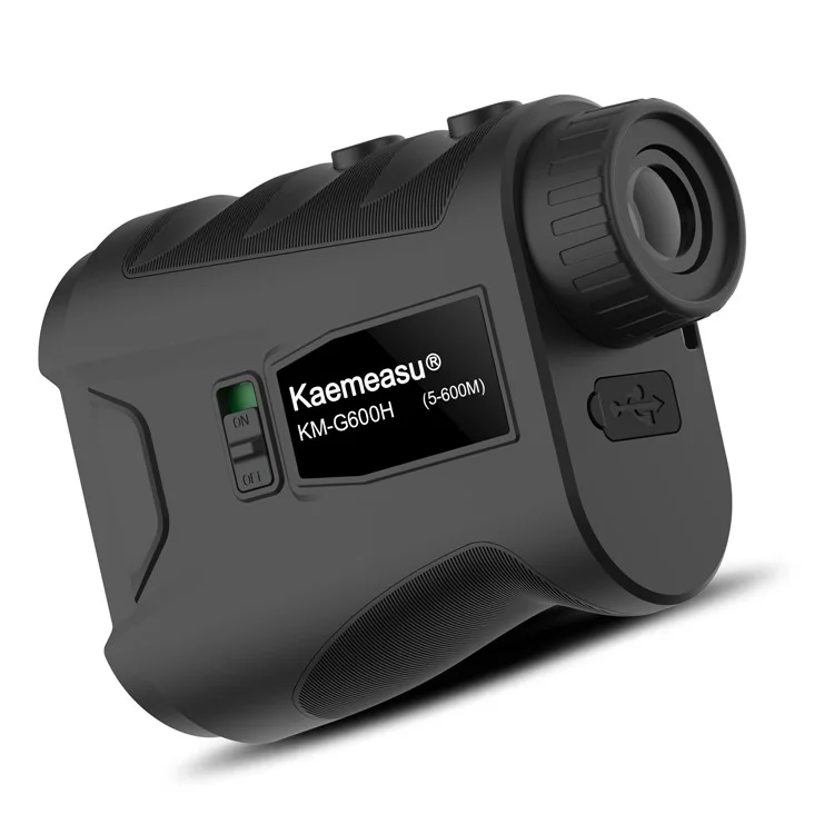 KAEMEASU KM-G600H Golfing Range Finder 5-600m Laser Rangefinder - Black