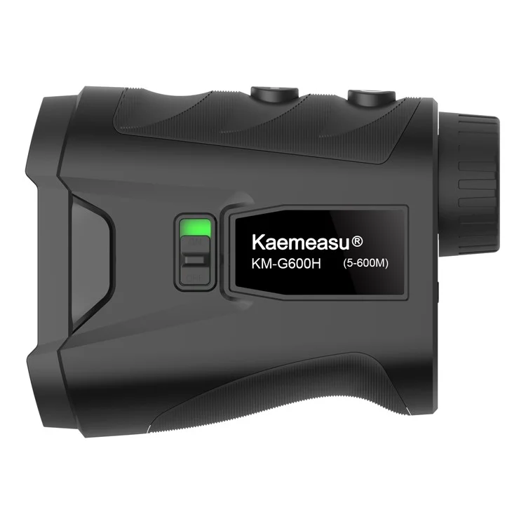 KAEMEASU KM-G600H Golfing Range Finder 5-600m Laser Rangefinder - Black