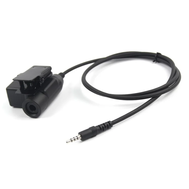 Cabo de Fone de Ouvido com Adaptador PTT (Push-to-Talk) de 3,5 mm Jack U94 para Rádio Portátil / Telefone, Versão Padrão Z113 3.5