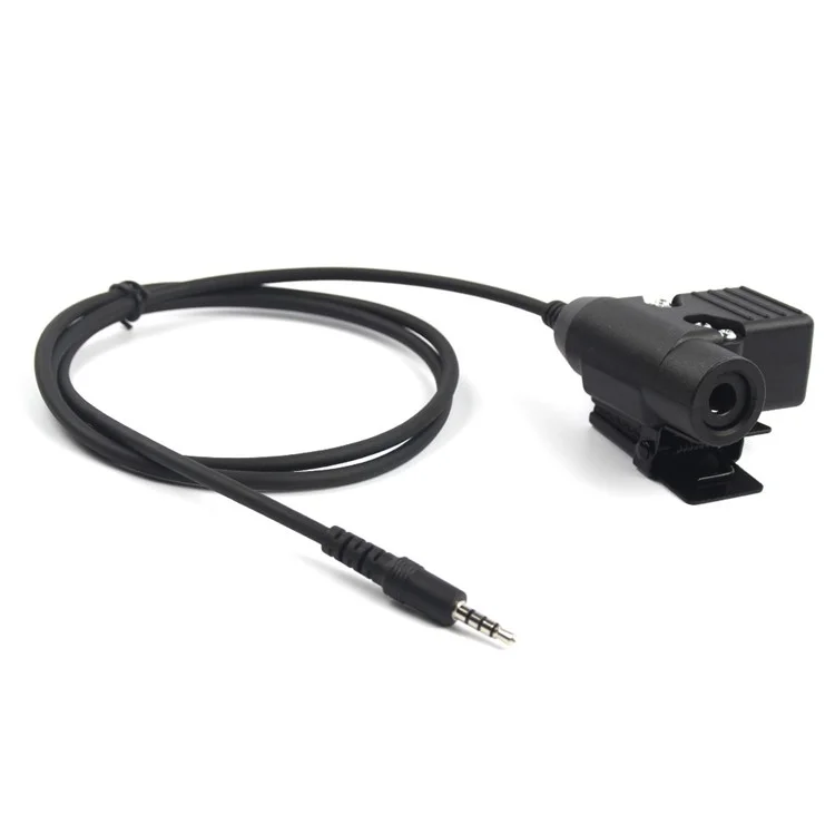 Cabo de Fone de Ouvido com Adaptador PTT (Push-to-Talk) de 3,5 mm Jack U94 para Rádio Portátil / Telefone, Versão Padrão Z113 3.5